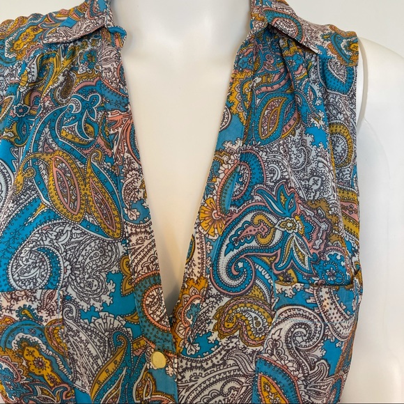 H&M Casbah Print Chiffon Dress - Fun and Elegant/ Size 6 - Picture 10 of 12